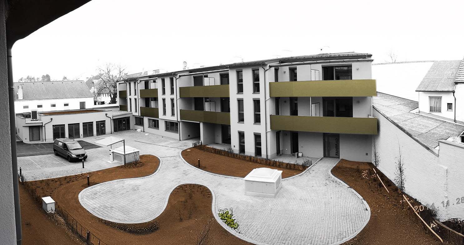 Gemeindezentrum Wilfersdorf Innenhof Gemeindezentrum Wilfersdorf Innenhof