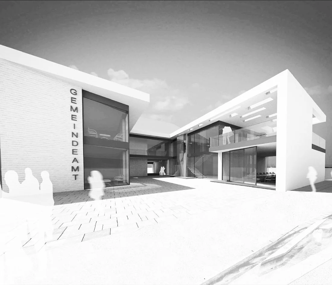 Visualisierung des Gemeindezentrums